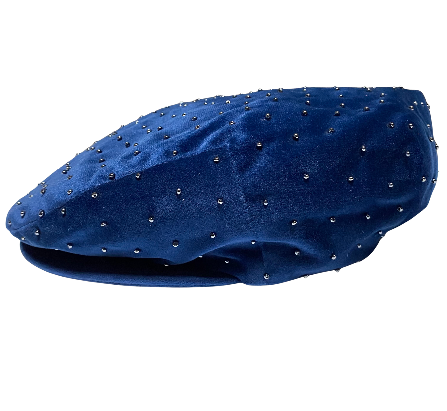 Pirandello In velluto liscio con applicazione a pioggia di perline