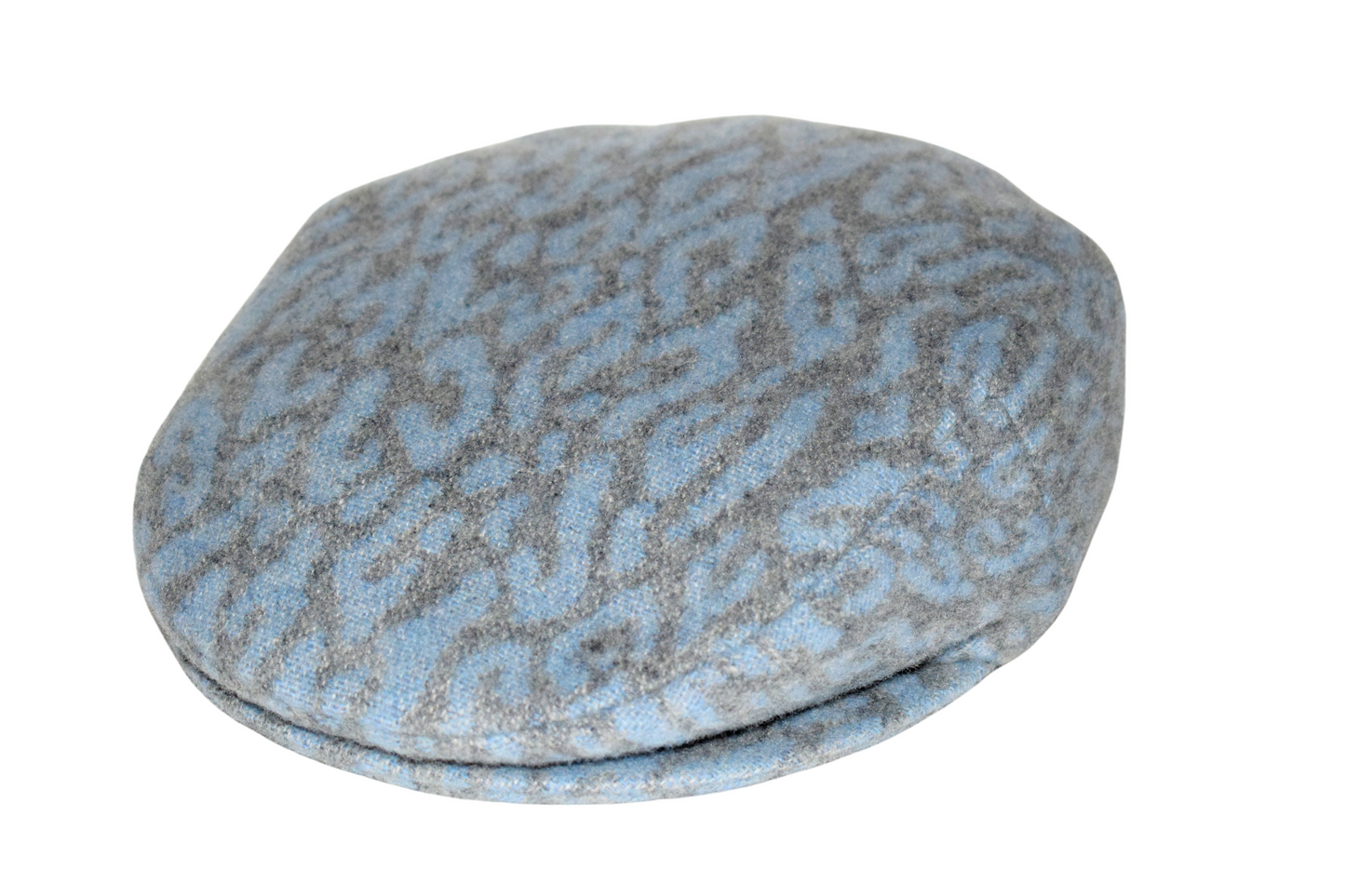Coppola Modello 'Pirandello' In Lana Fantasia Leopardata Azzurro