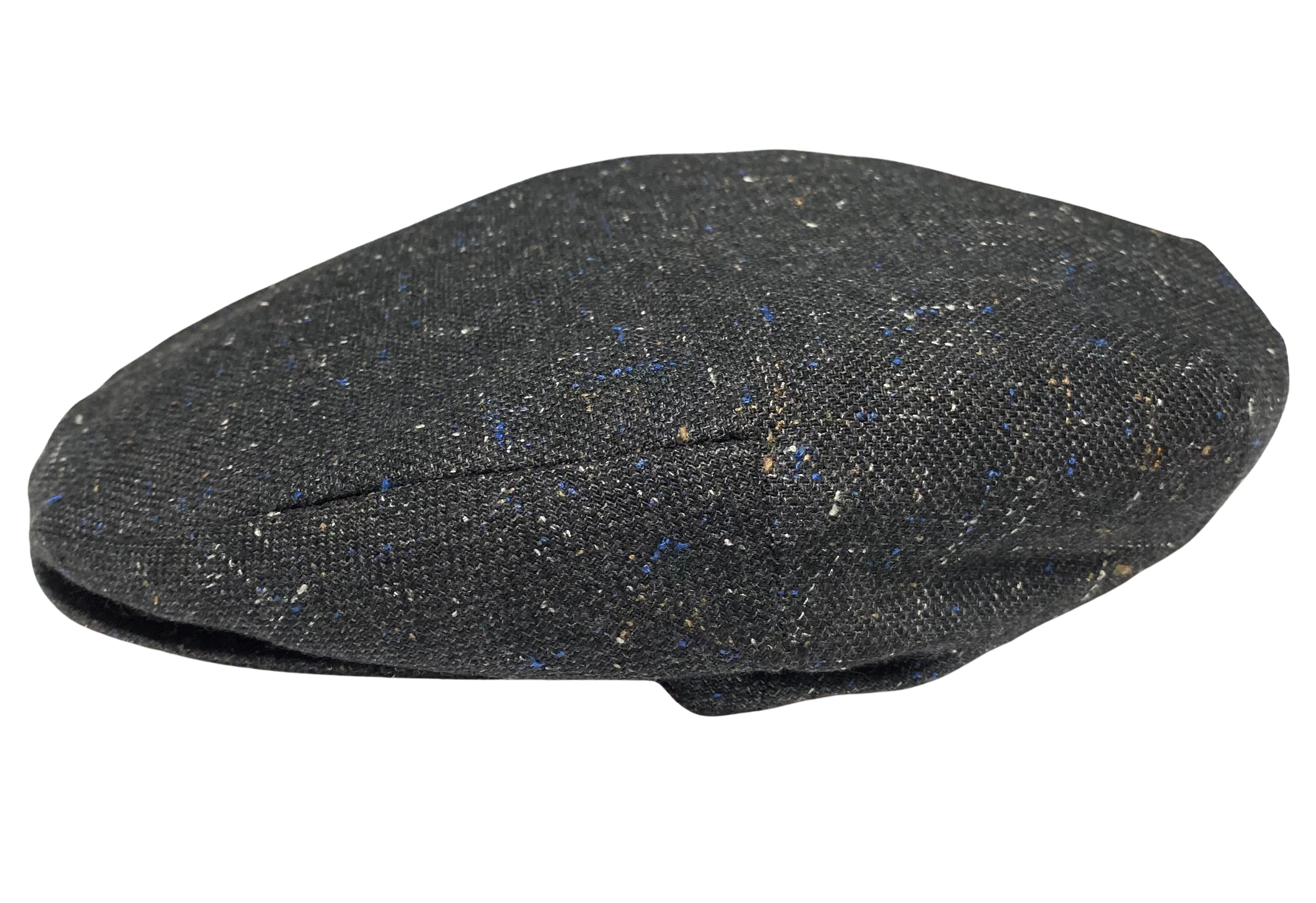 Coppola Pirandello Fresco Di Lana E Cotone Tweed Nero Cappello Sicil Coppola Pirandello Fresco Di Lana E Cotone Tweed Nero Cappello Sicil