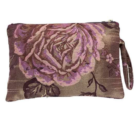 Pochette in tessuto/velluto