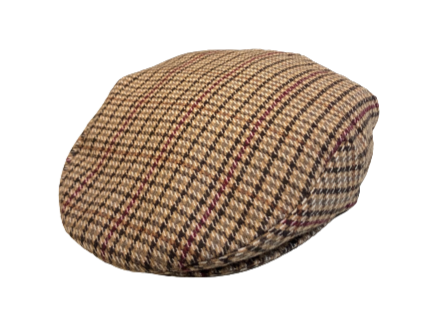 Brown Pied de Poule Wool Coppola 'Pirandello' Model