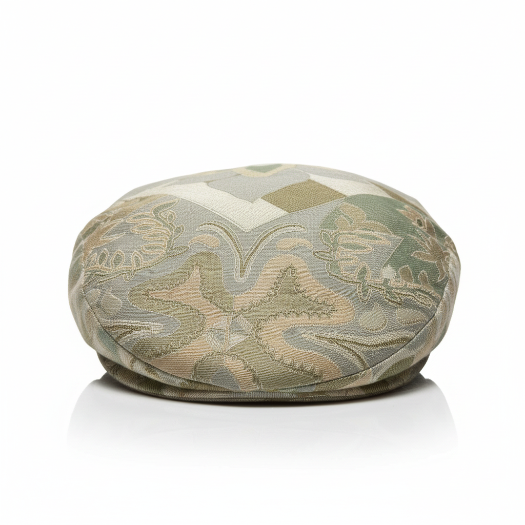 Coppola storta pezzo unico in cotone - vista frontale