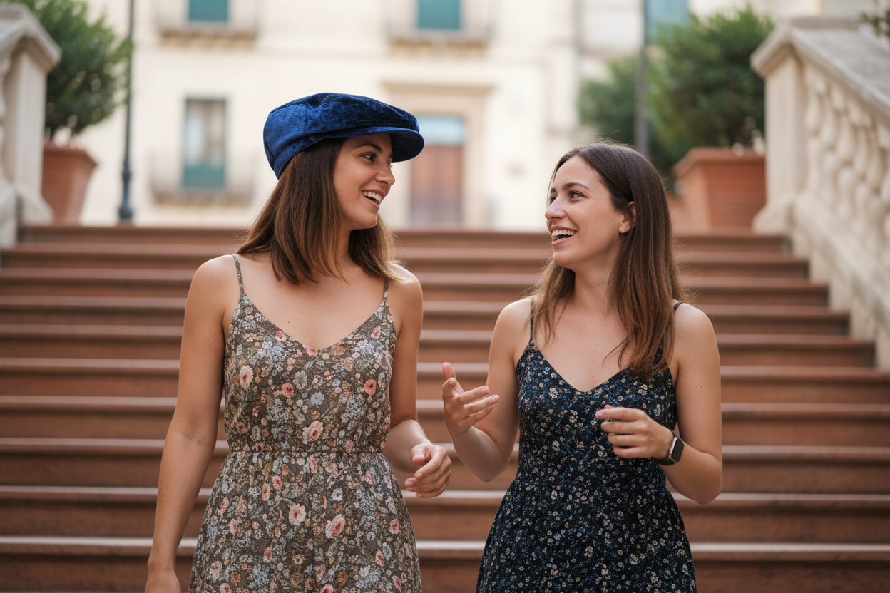 Coppola in Velluto Blu Damascato